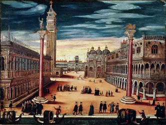De Piazzetta di San Marco, Venetië